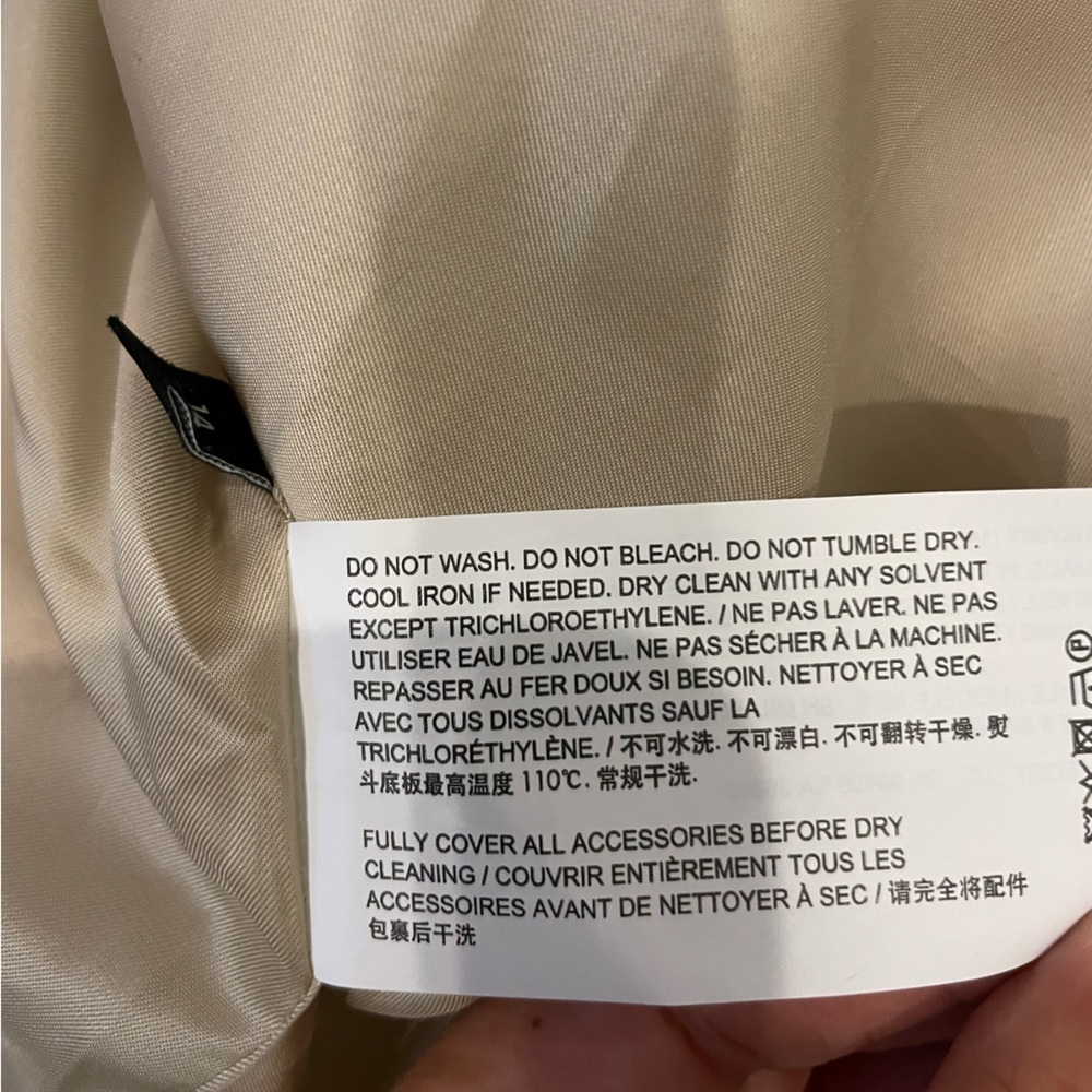 Theory Military Jacket in Basket Weave Linen Size 14 NWT - Picture 11 of 13
